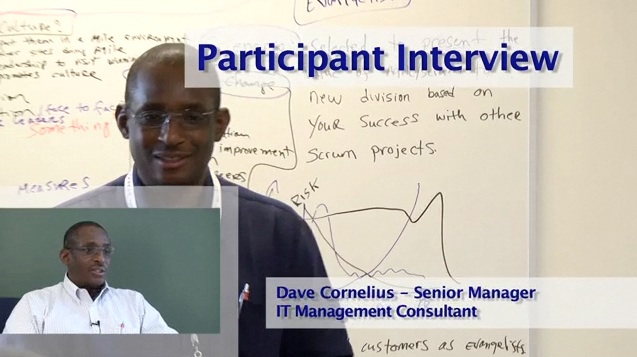 Event Interview Videos Opening Titles for Participant Interview: Dave Cornelius - Senior Manager, IT Management Consultant